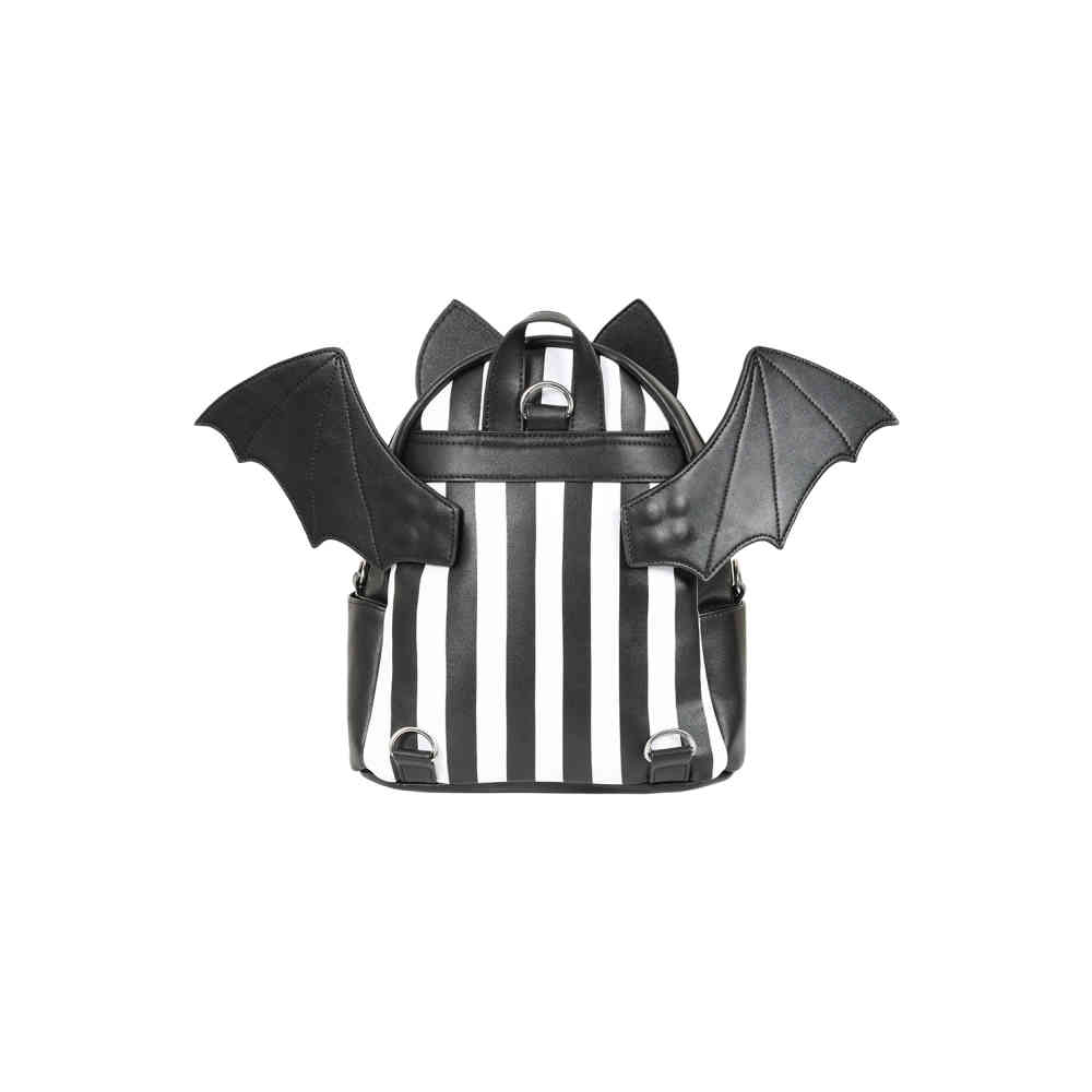 Banned - Nightfall Bat Rugtas - Wit/Zwart